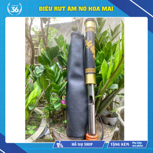 Điếu Mini Rút Hoa Mai Giấu Nõ 45cm