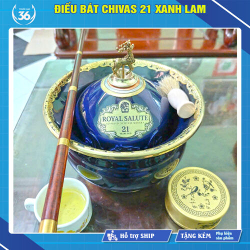 Điếu Bát Chivas 21 Xanh Lam