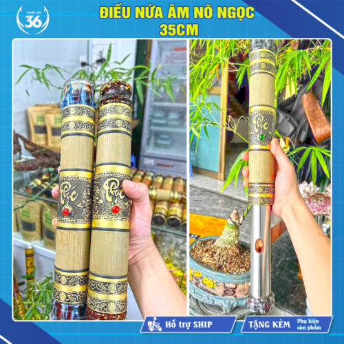 Điếu Nứa Âm Nõ Ngọc Sang Trọng 35cm